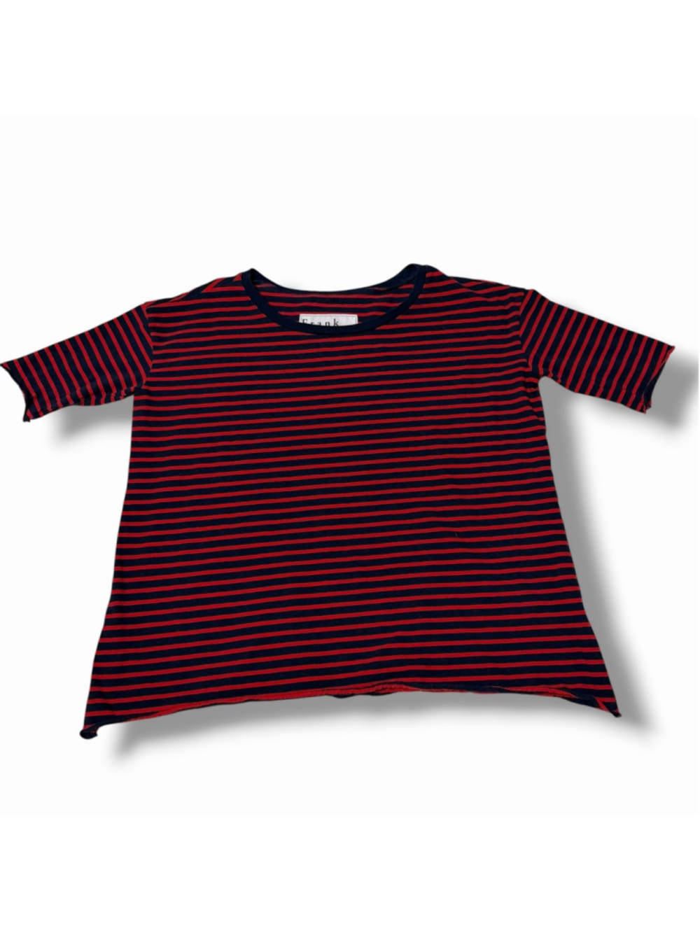 Frank & Eileen Josephine LOT x2 French Stripe Boxy Tee S Red/White & Navy/Blue - Picture 7 of 16